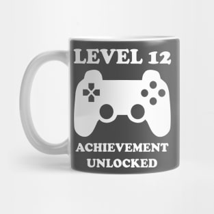 Level 12 Achievement Unlocked Gamer Next Level 12 years old birthday Mug